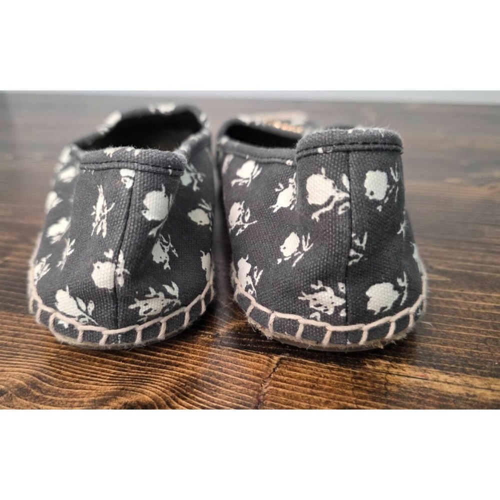 Coach Rhodelle Women's Shoes Size 8.5 Gray White Floral Slip On Flat Ballet - Picture 8 of 11